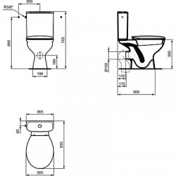 Ulysse S - WC комплект